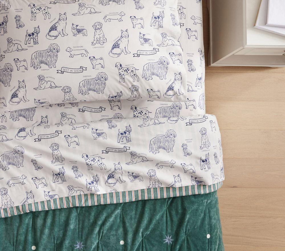 Pottery barn dog sheets shop